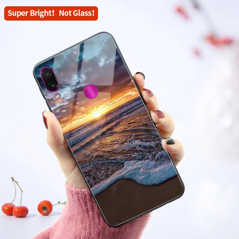 Модный зеркальный чехол для Xiaomi Redmi Note 8T 8 Pro 7 6 5 5A PC + TPU задняя крышка |