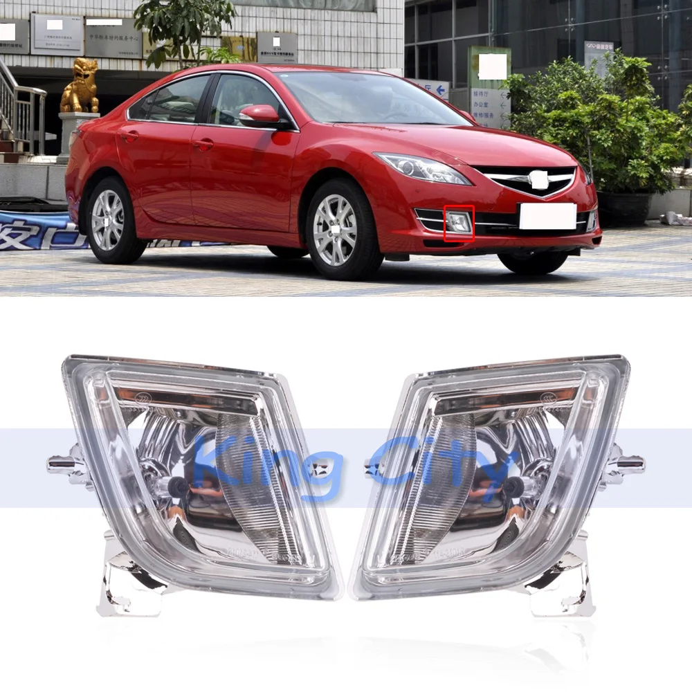 CAPQX для Mazda 6 Mazda 6 GH 2009 2010 2011 2012 передний бампер противотуманный светильник противотуманная фара GV7D-51-680/GV7D-51-690