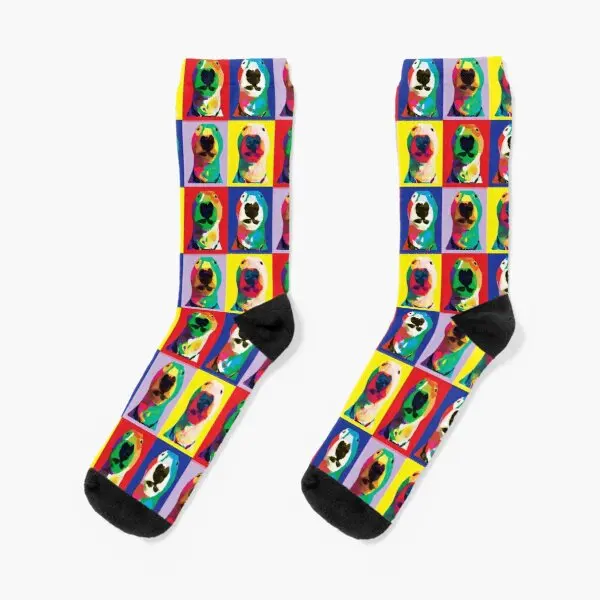 

Puppernelson Pop Art Crew Socks Ankle Women Black Best Mens Knee High