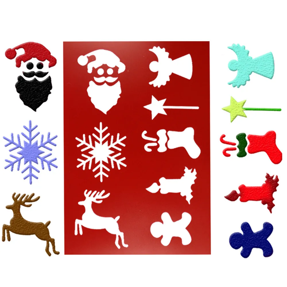 Украшение для дома 1 шт. DIY Рождественский торт кофе Форма Кофе Молоко кекс Шаблон