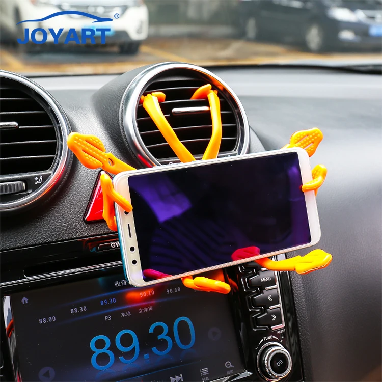 Автомобильный держатель телефона на вентиляции новый силиконовый гибкий