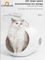cupabear cute luxury cat pet carrier wheel capsule bags for small medium kitten outdoor trolley travel suit cage with bowl light