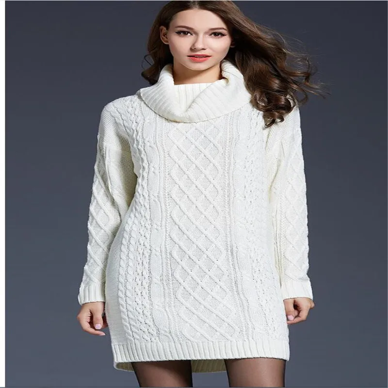 Женский Теплый свитер Babbytoro зимние вязаные рождественские свитеры с длинным