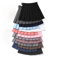 houzhou vintage mini plaid skirt womens high waisted ulzzang korean style pleated skirt school uniform fairycore cute clothes