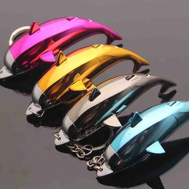 Оригинальная зажигалка в виде дельфина Электронная с пламенем новый