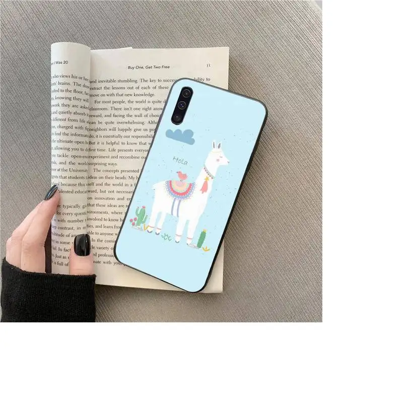 

cute Llama Alpaca pattern Phone Case For Samsung Galaxy a50 A30S A50S a71 70 a10 case samsung a51 case