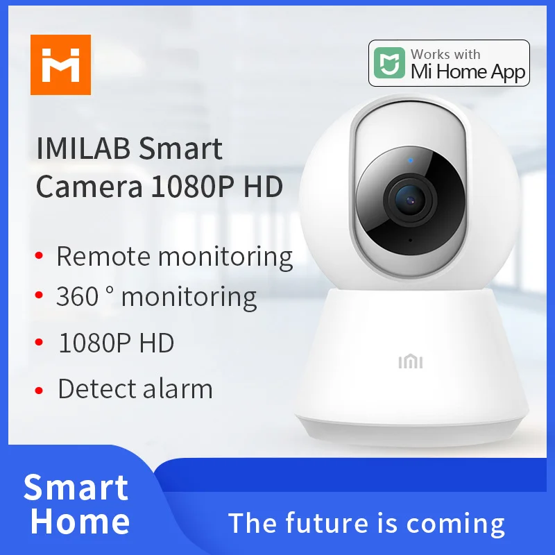 Умная камера IMILab 1080P HD умная веб с Wi Fi ночным видением углом 360 градусов