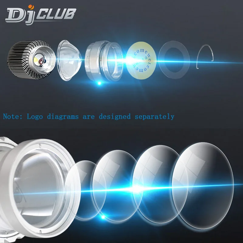 Добро пожаловать Рождественский логотип светодиодный проектор точечный