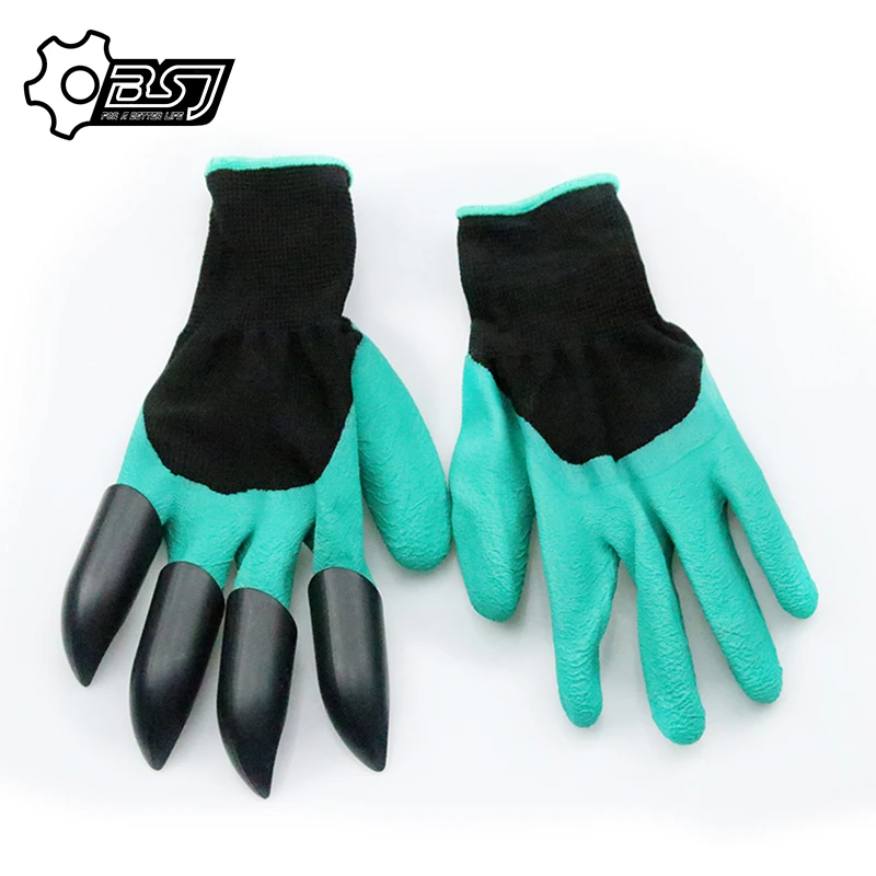 

Garden Gloves With Fingertips Claws Quick Easy to Dig and Plant Safe for Rose Pruning Mittens Digging Gloves Garden tools