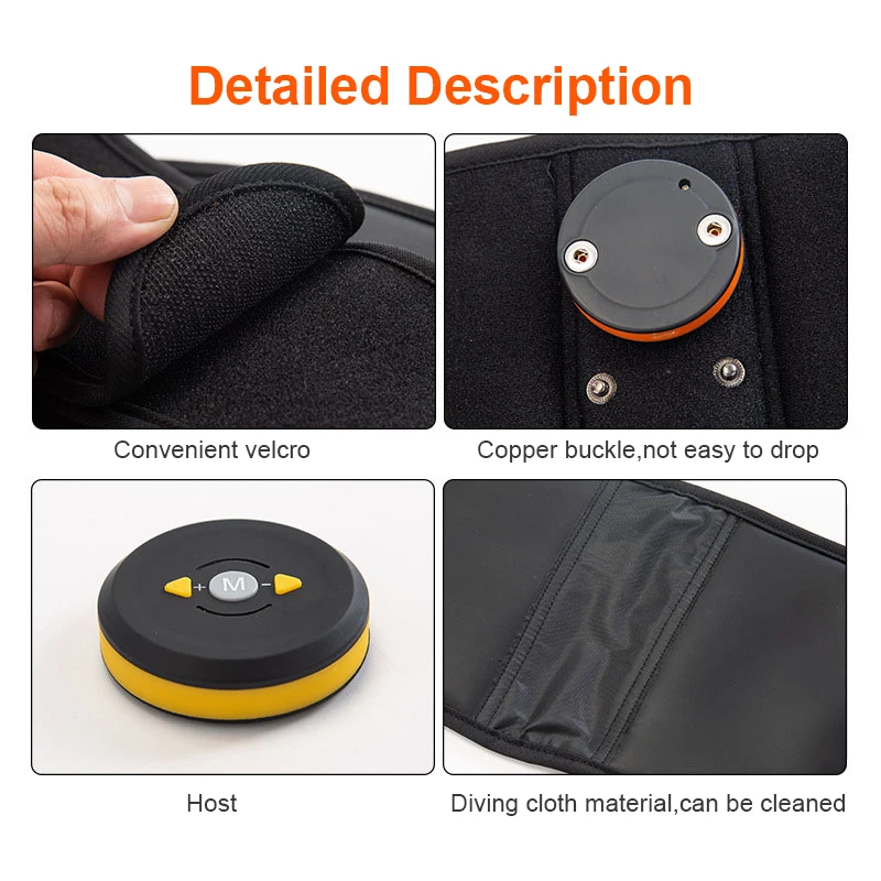 Поддержка талии фитнес-тренажер для живота Вибрационный массажер мышц