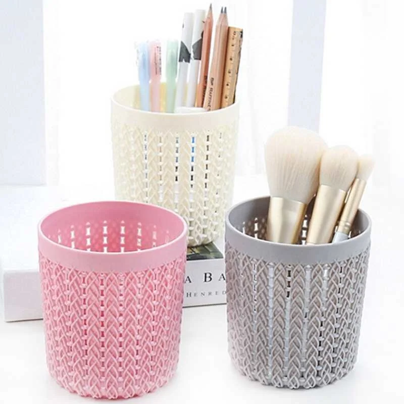 3 цвета пустой баллон полые ручка держатель ножницы хранение кистей для макияжа