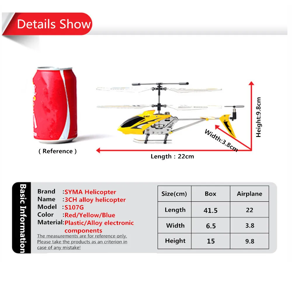 

Syma S107g Rc Helicopter 3.5ch Alloy Copter Quadcopter Built-in Gyro Helicopter Toys For Children Interesting Toys