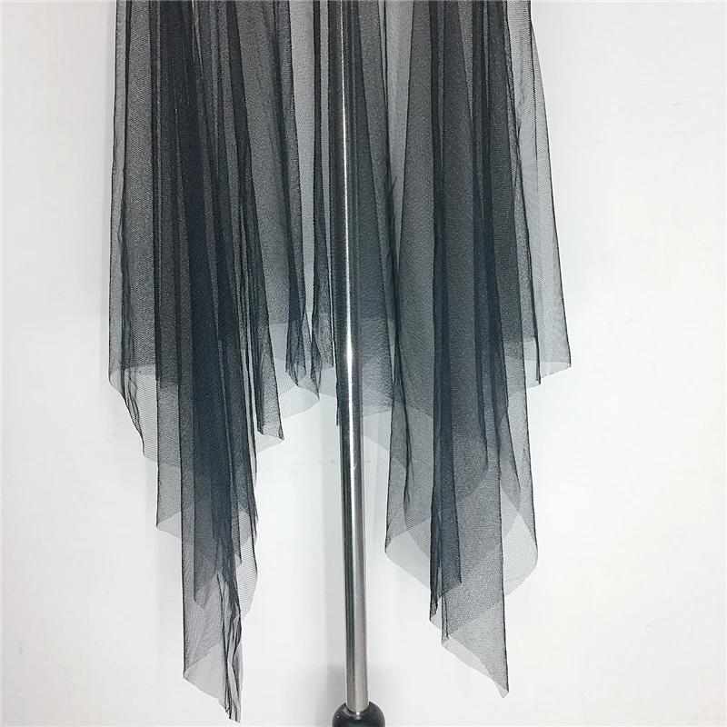 Женская кружевная юбка средней длины Повседневная Длинная из тюля с высокой