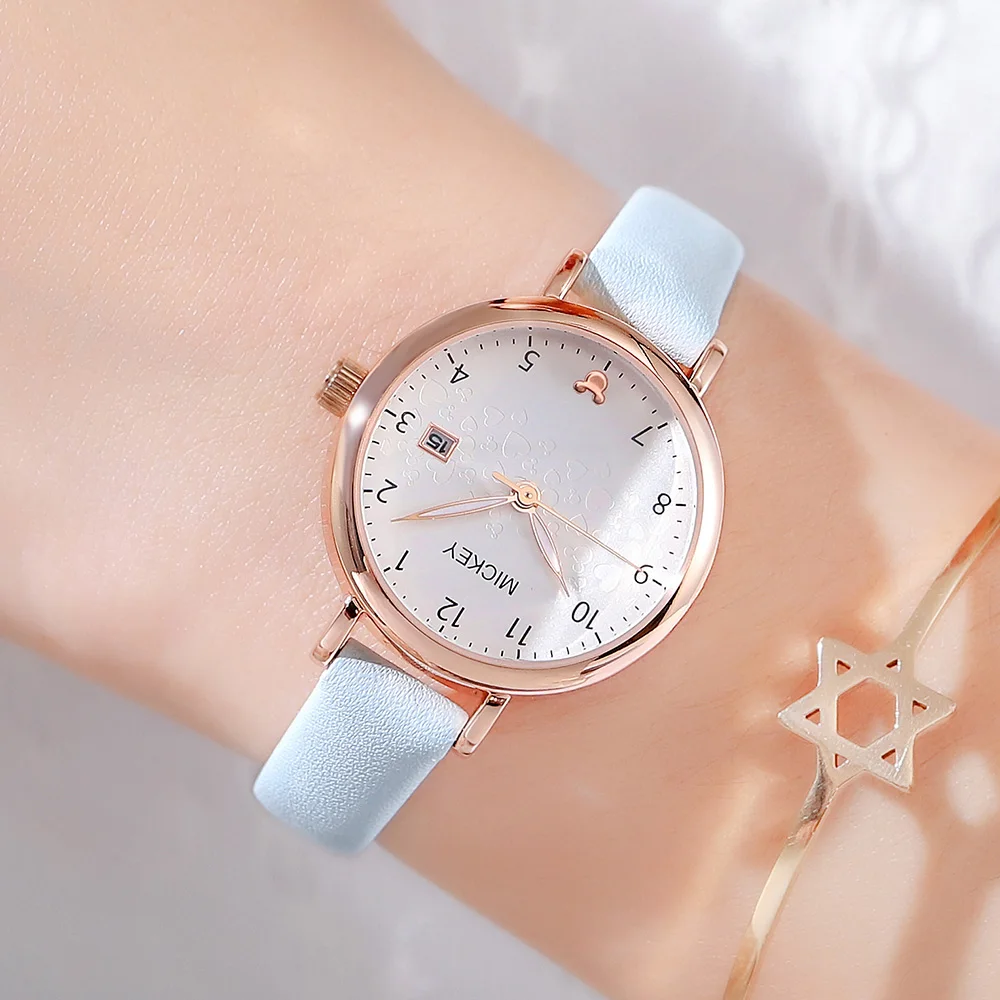 Часы Наручные детские с изображением Принцессы Диснея Роскошные Кварцевые