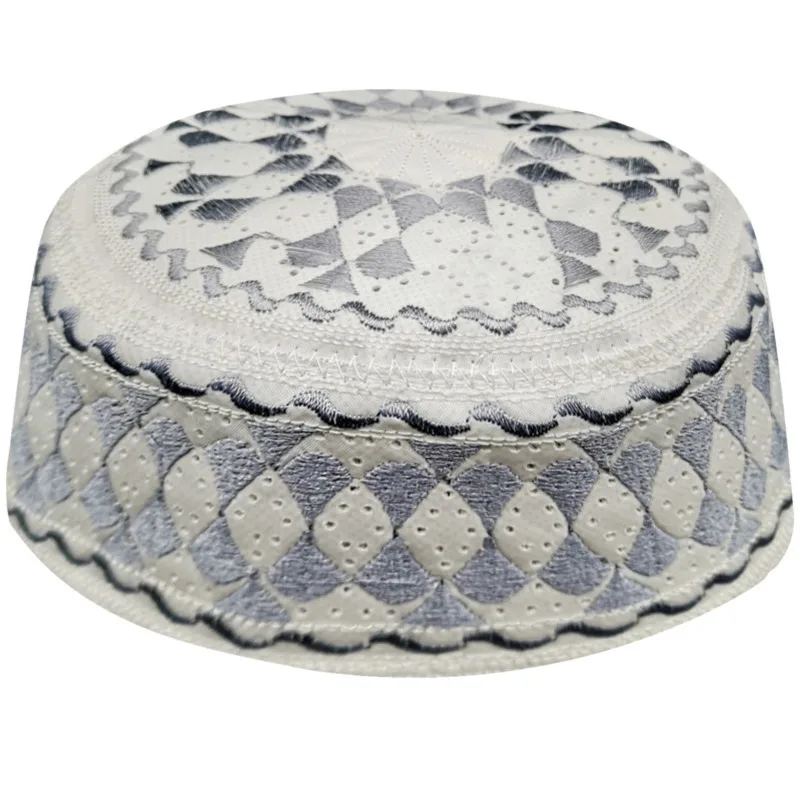 Арабская мужская шляпа исламские шапки папаклара серые каппа мусульманские