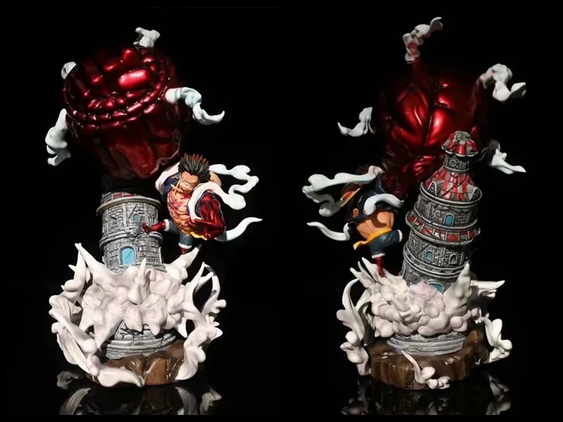 

Anime O.n.e.P.i.e.c.e GK Tokushima Chapter Four Gears Great Ape King Gun Luffy Statue Boxed Figure Approx 28cm