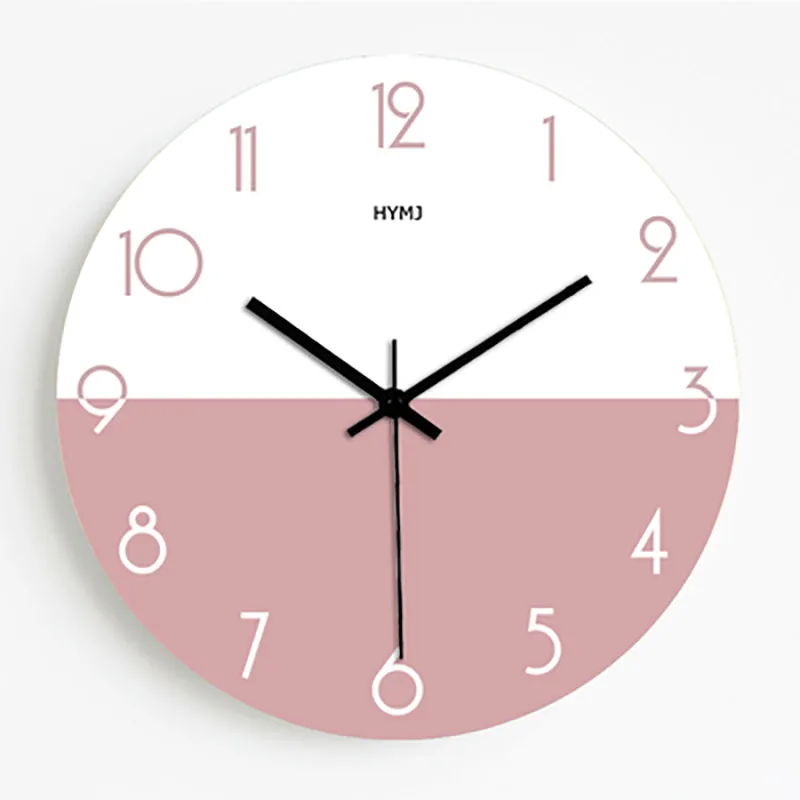 Бесшумные цифровые настенные часы современный дизайн простые домашние