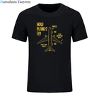 Новинка, Мужская футболка с рисунком инженера, авиатора, самолета, Мужская футболка с короткими рукавами, забавная футболка с принтом в стиле хип-хоп, топы большого размера