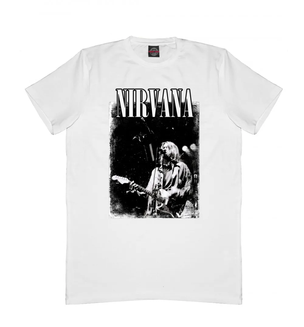 Хлопковая футболка Nirvana|Мужские футболки| |