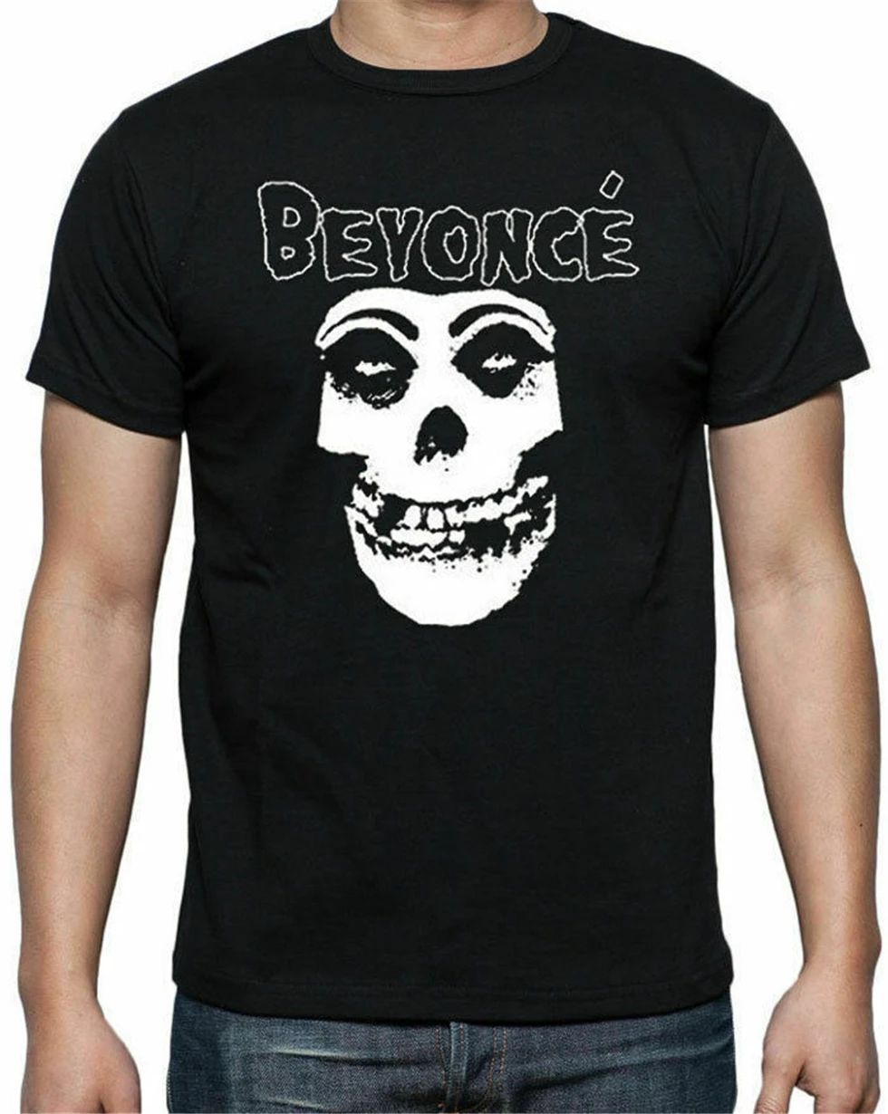 Новинка Misfits Beyonce мужские черные футболки одежда Размеры S-2Xl летние топы с круглым