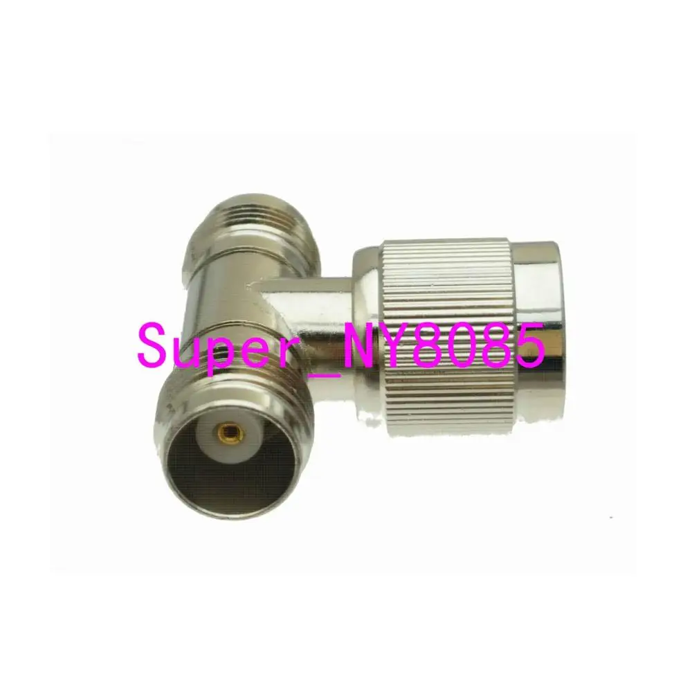 Adapter connector TNC male plug pin to 2x female jack T Splitter RF COAXIAL | Обустройство дома