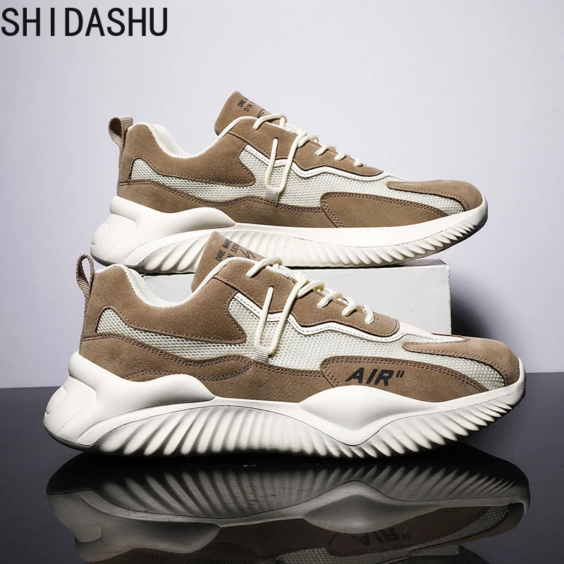 

Новинка 2021, мужские кроссовки Damyuan, модная дизайнерская мужская повседневная обувь, мягкая удобная уличная спортивная обувь на толстой подо...