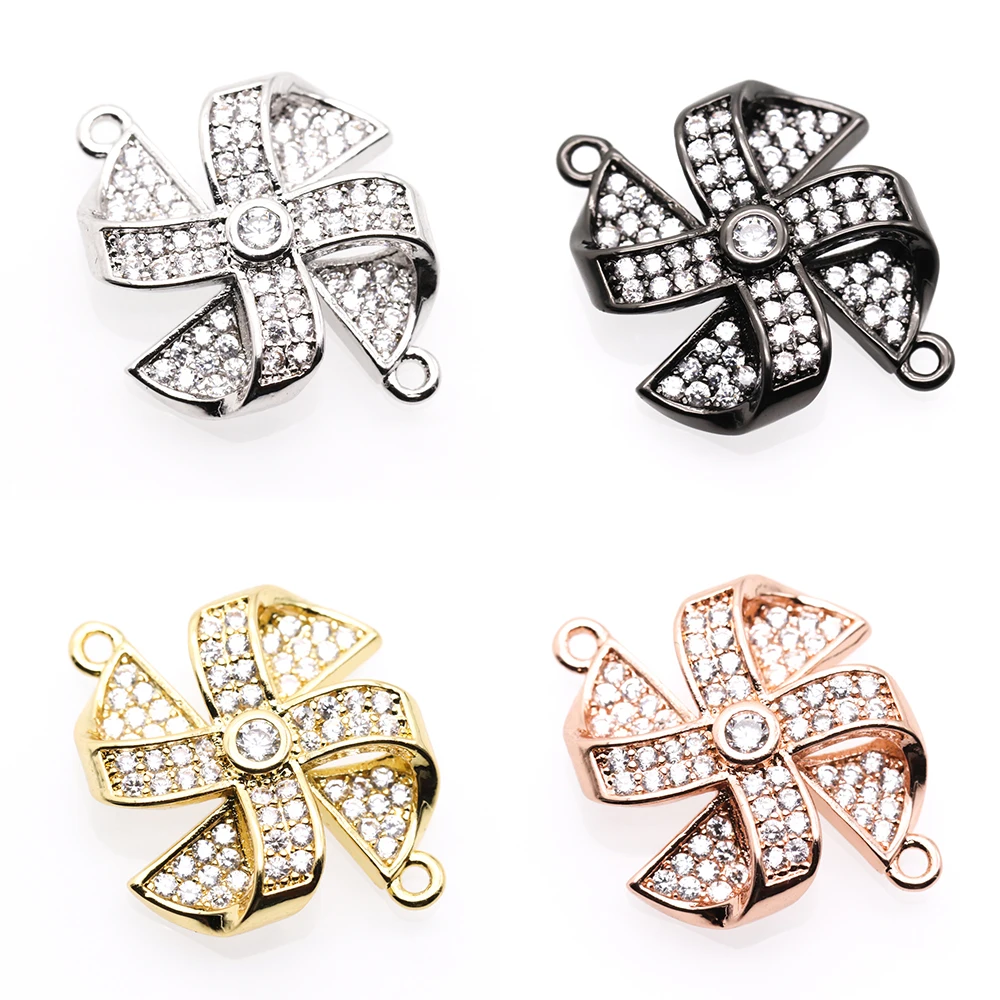 4 _ инкрустированный микро циркониевый разъем аксессуары для изготовления