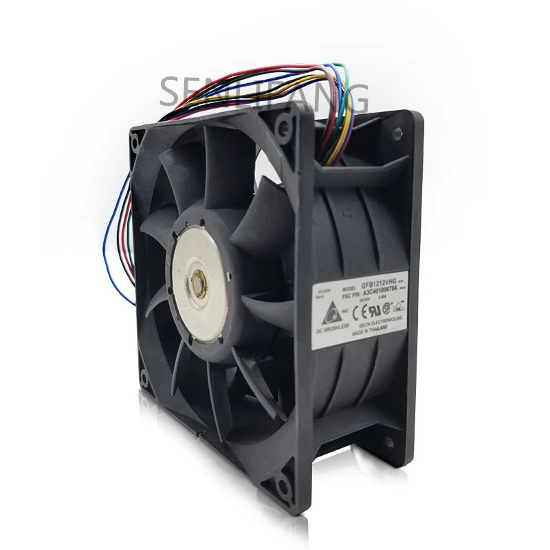 Оригинальный Для GFB1212VHG компьютер Вентилятор охлаждения осевой вентилятор DC 12V 3.4A