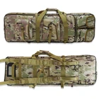 Сумка для охотничьего ружья, 81, 94, 114 см, с подушкой, защитный тактический рюкзак для винтовки, армейский страйкбол, стрельбы оружейные аксессуары чехол, сумки