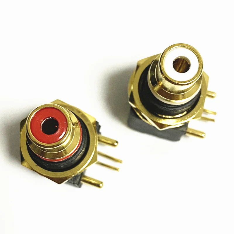 5pcs Тайвань Позолоченный разъем RCA к DAC декодер цифровой коаксиальный Вход и Выход