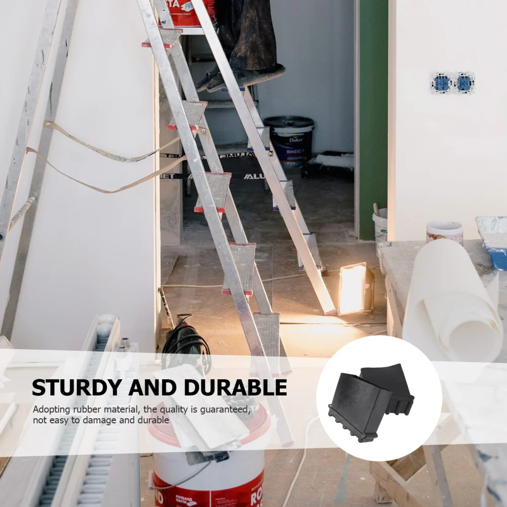 

2Pcs Insulated Ladder Foot Covers Safe Ladder Foot Pads Ladder Tools (Black)