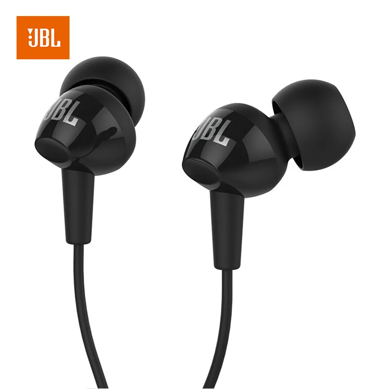 

Original JBL C100Si 3.5mm Wired Stereo Earphones Deep Bass Music Sports Headset Gaming Earbuds Handsfree Calls with Microphone