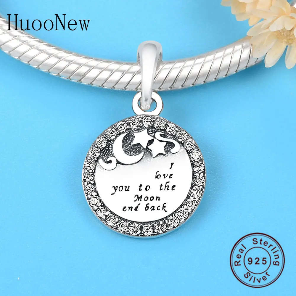 Подходят для оригинальных браслетов с подвесками Я люблю тебя до Луны | Украшения