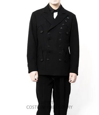 

Новые мужские костюмы, стиль, с несколькими пуговицами, темные, многобортные, двубортные