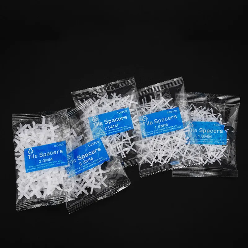 100pcs 1mm-10mm Decoration Tool Ceramic Tiler Spacer Cross Plastic Tile Plumber Reuseable Leveling System Construction | Обустройство