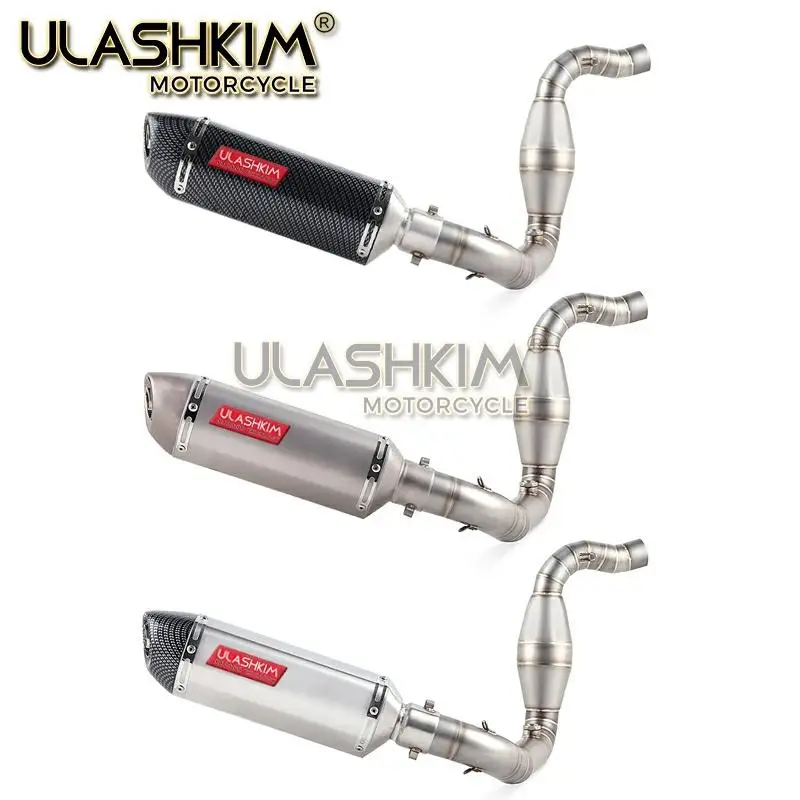 Мотоцикл Полная система глушитель Escape Slip On для bmw G310R G310GS G 310R 310GS средняя