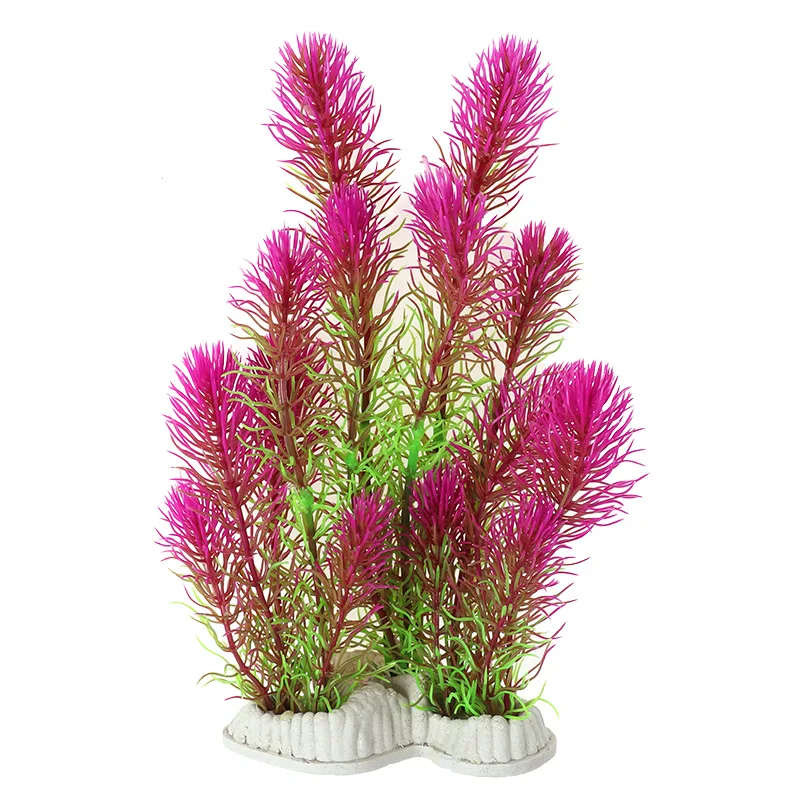 Модный аквариум ландшафтный дизайн имитация воды травы аквариумный декор