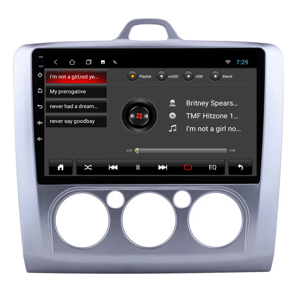 Автомагнитола для Ford Focus 2 головное устройство мультимедийный видеоплеер на