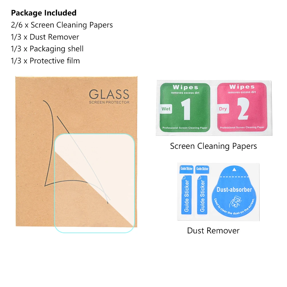 1/2/3pcs PET Screen Protector Film For Apple Watch Serie 1 2 3 4 5 6 SE 44mm 40mm 42mm 38mm Iwatch |