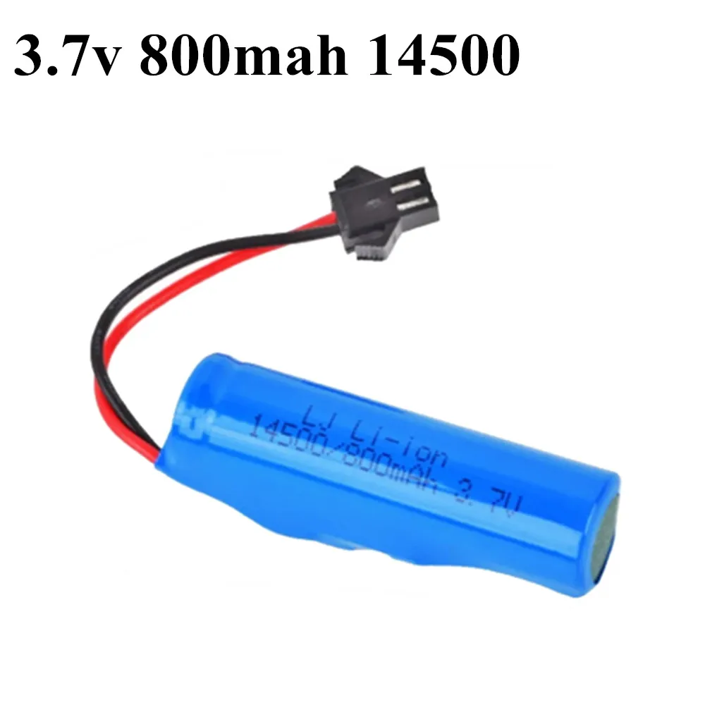 Для JJRC C2 D828 RC автомобиль Запчасти 14500 3 7 v 800 мА/ч литий ионный аккумулятор Батарея SM