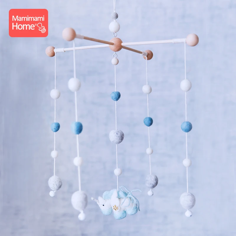 10-Piece Wooden Baby Mobile Hanger Set - Natural Wood Crib Mobile Holder Frame DIY Baby Mobile Bell image 6