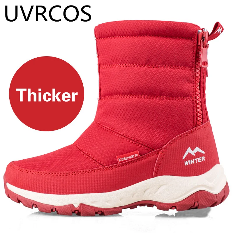 

Women Boots Non-slip Waterproof Winter Ankle Snow Boots Platform Winter Women Shoes with Thick Fur Botas Mujer Thigh High Boots