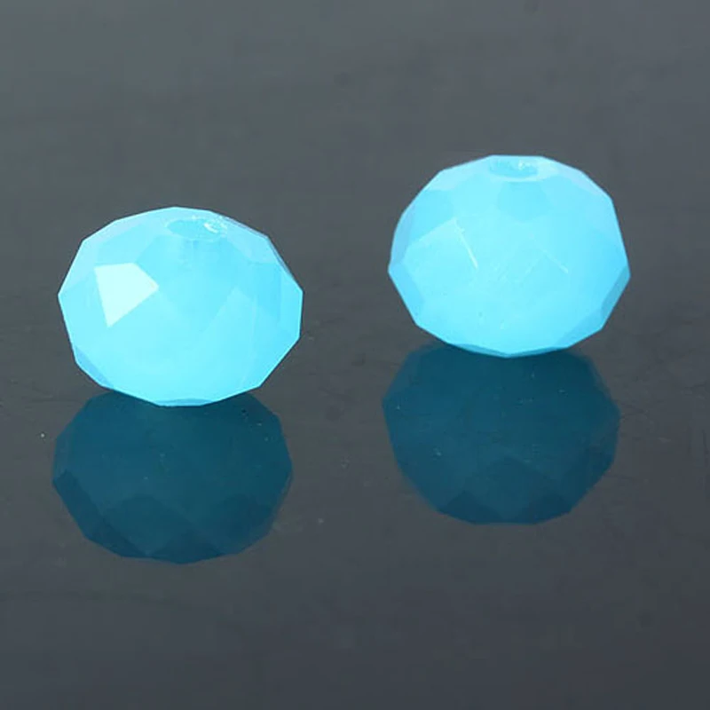 Бусины стеклянные 8 мм граненые для изготовления браслетов и ювелирных изделий 100