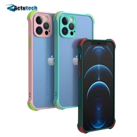 shockproof bumper armor phone case for iphone 11 12 pro xs max x xr se 2020 6 6s 7 8 plus camera protection clear hard pc cover