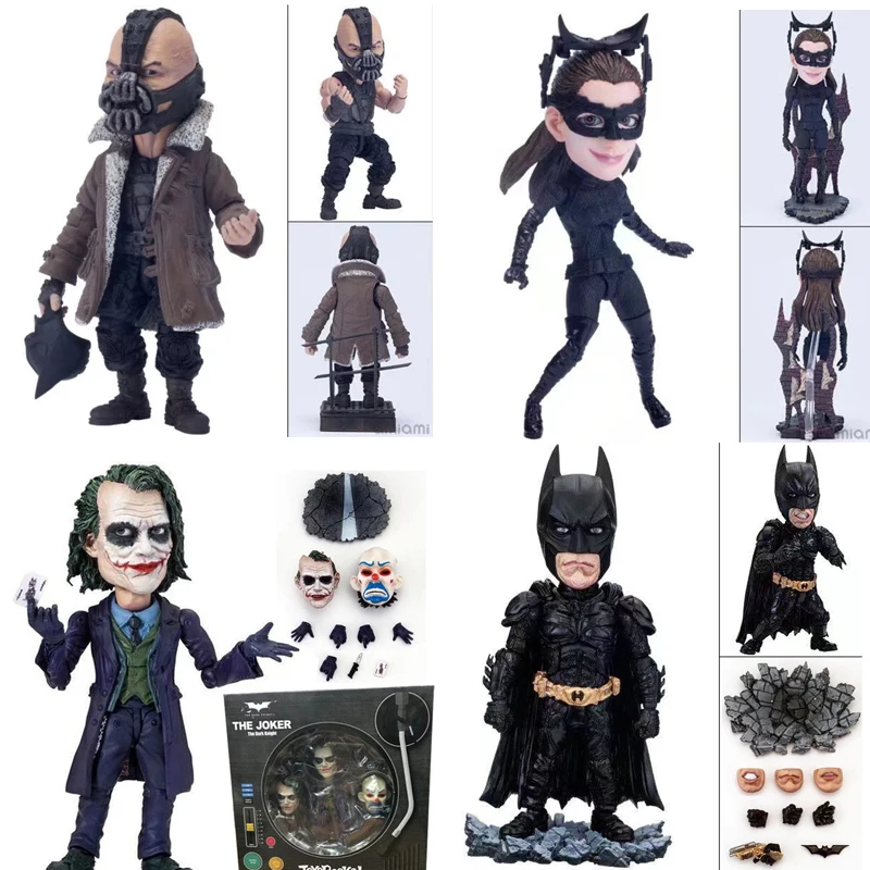 

Movie The Dark Knight Bruce Wayne Joker Bane Action Figure Movable Eyes Joint Collectible Model Toys Doll Gift