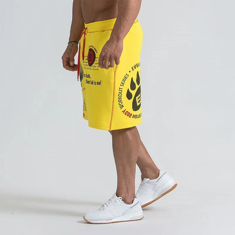 New Shorts Men's Calf-Length Summer Fitness Bodybuilding Casual Joggers workout Brand sporting short pants Sweatpants Sportswea | Мужская