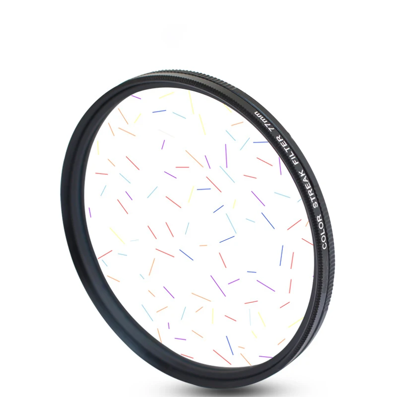 

Colorful Drawing Mirror 77mm 82mm lens filter Star Ray Widescreen Film Special Effects Filter Micro SLR Camera Accessories