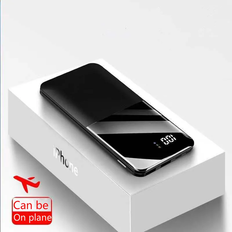 Внешний аккумулятор (power bank) NoEnName_Null емкостью 30000 mAh с дисплеем и поддержкой
