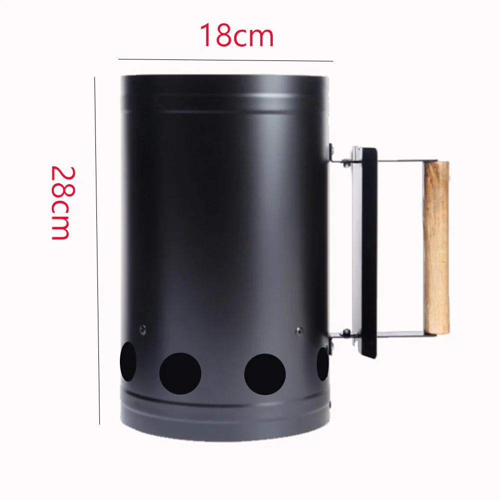 Аксессуары для барбекю без жидкого дымохода стальная Зажигалка Rapidfire с древесным