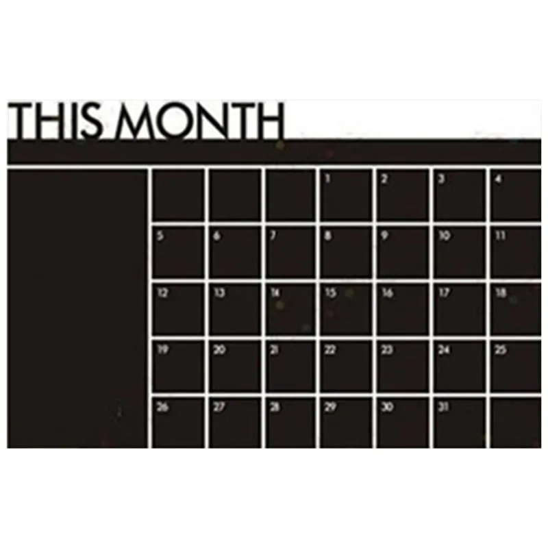 Со стирающимися чернилами доске съемные обои календарь в этом месяце Блокнот